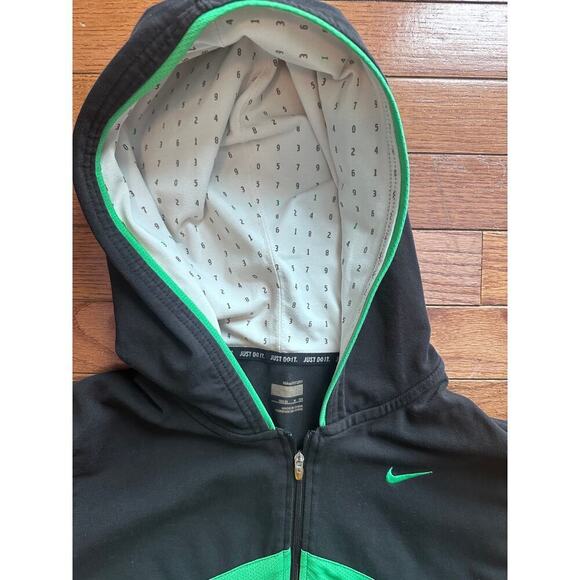 Nike Women's Full zip jacket With Hood Black AND green Size Small - Picture 7 of 16